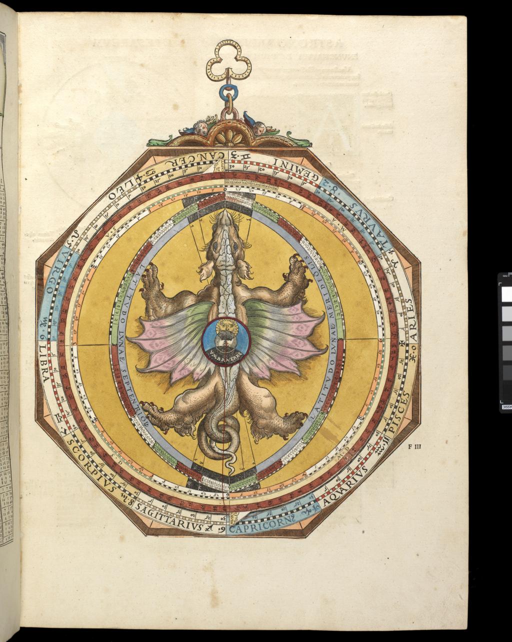 An image of Apianus, Astronomicon Caesarium