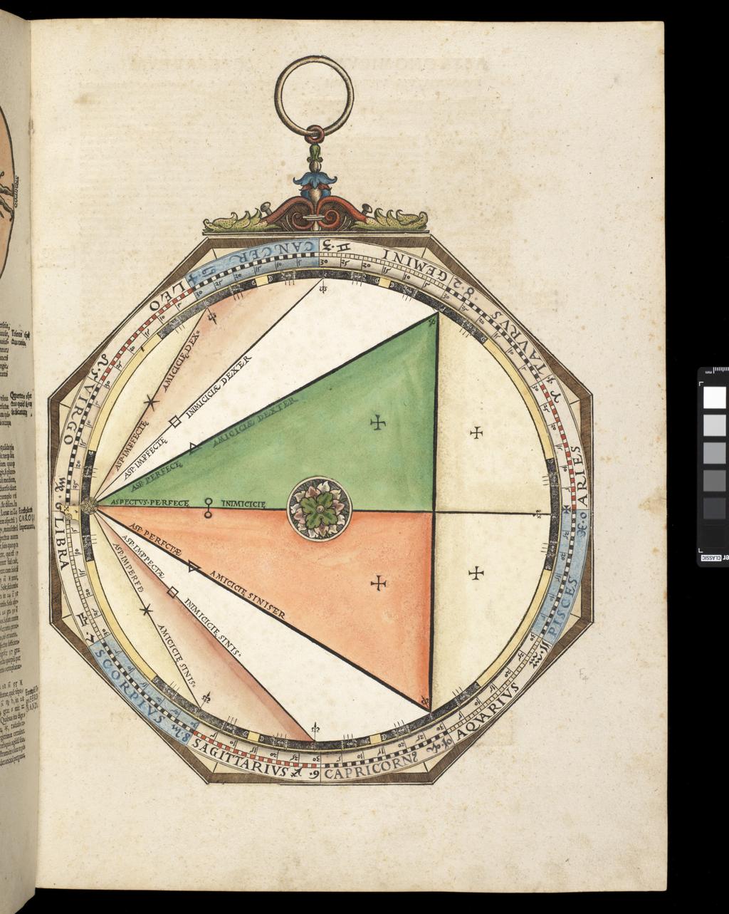 An image of Apianus, Astronomicon Caesarium