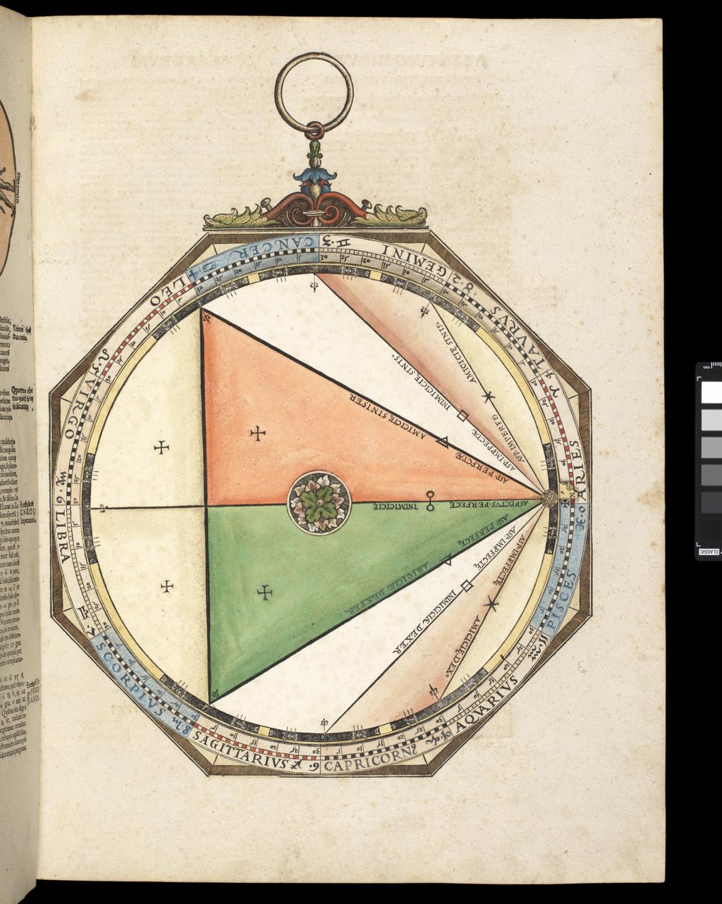 An image of Apianus, Astronomicon Caesarium