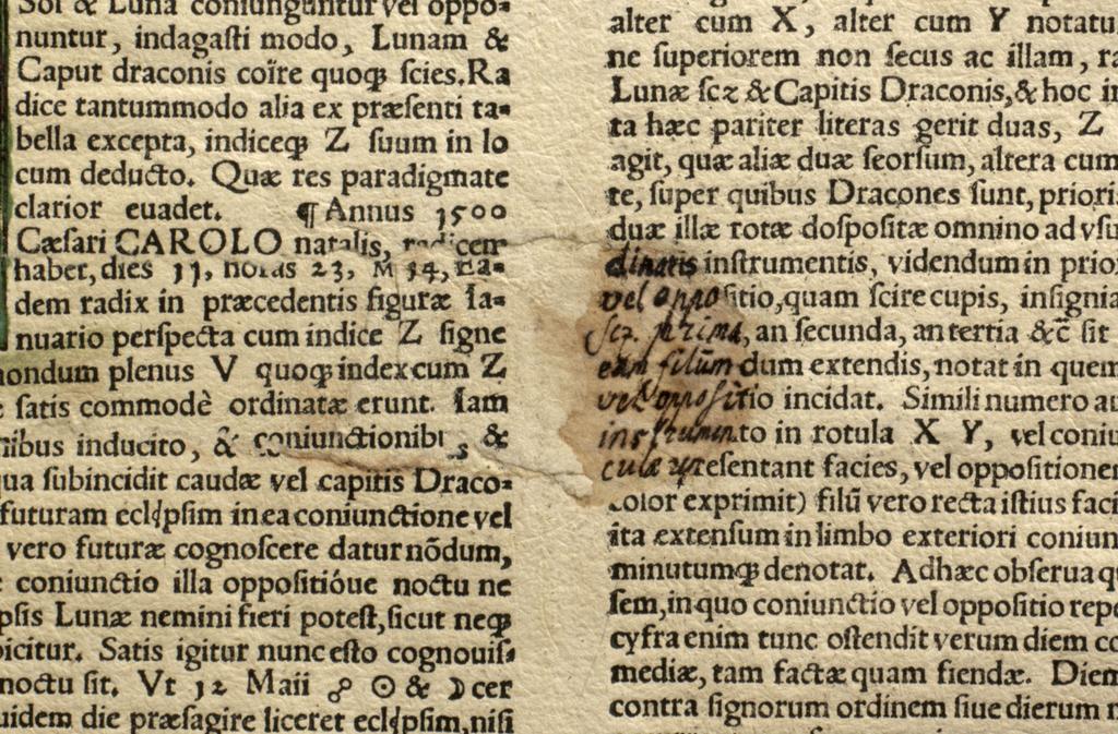 An image of Apianus, Astronomicon Caesarium