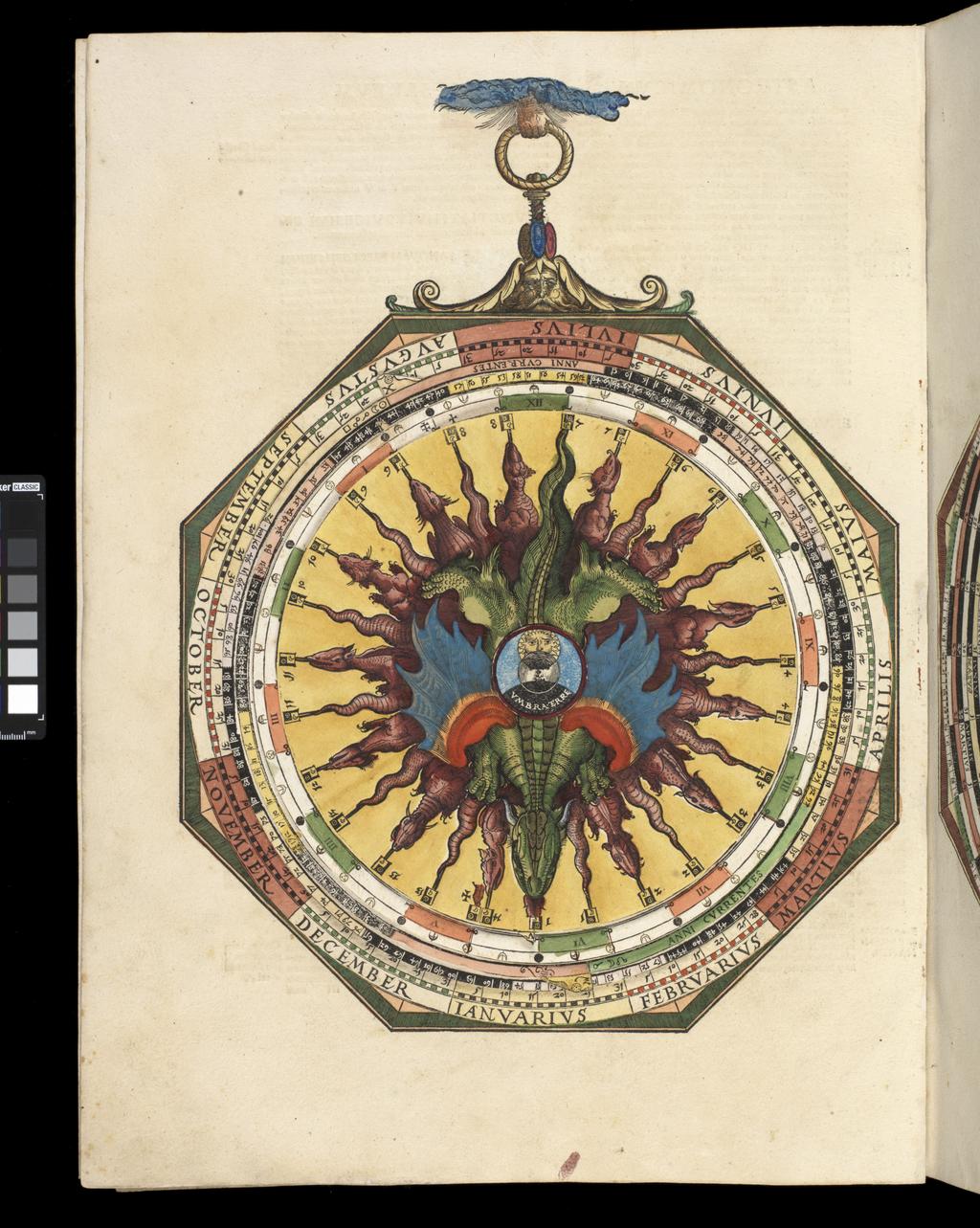 An image of Apianus, Astronomicon Caesarium