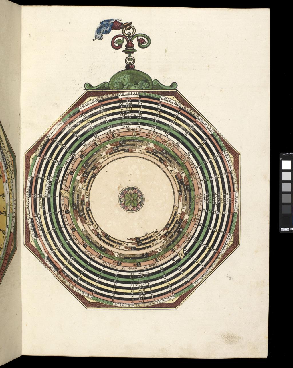 An image of Apianus, Astronomicon Caesarium