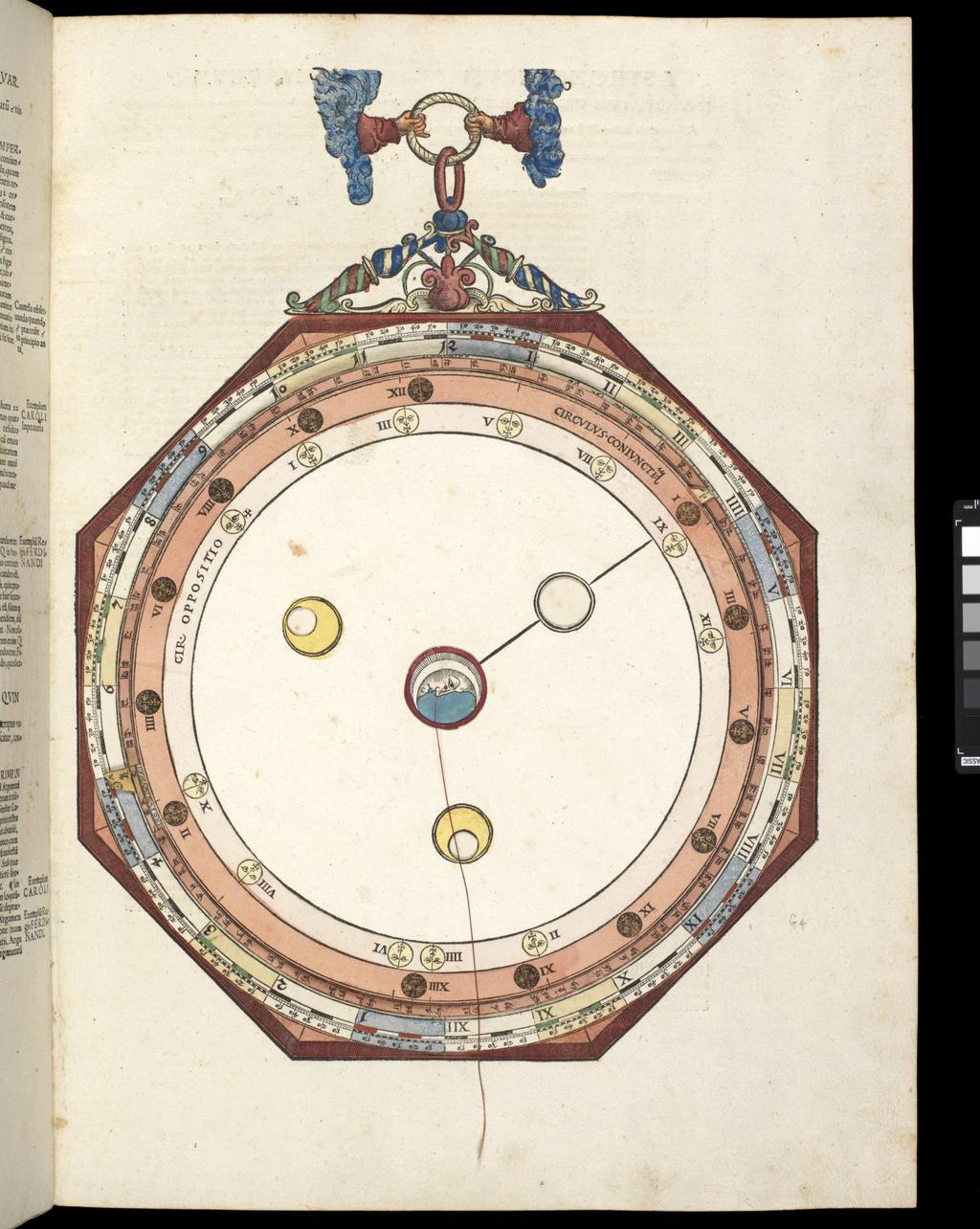 An image of Apianus, Astronomicon Caesarium