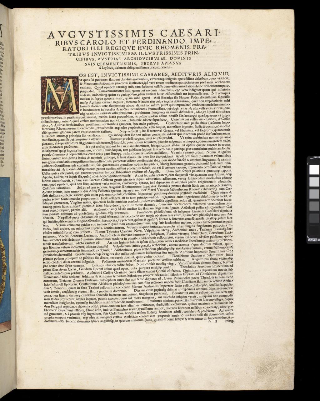 An image of Apianus, Astronomicon Caesarium