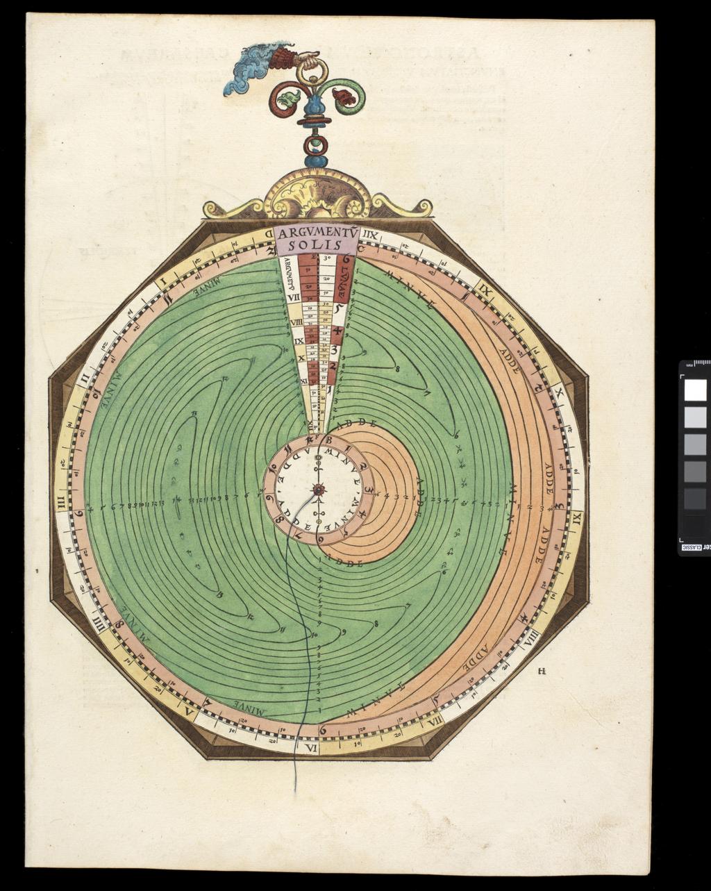 An image of Apianus, Astronomicon Caesarium