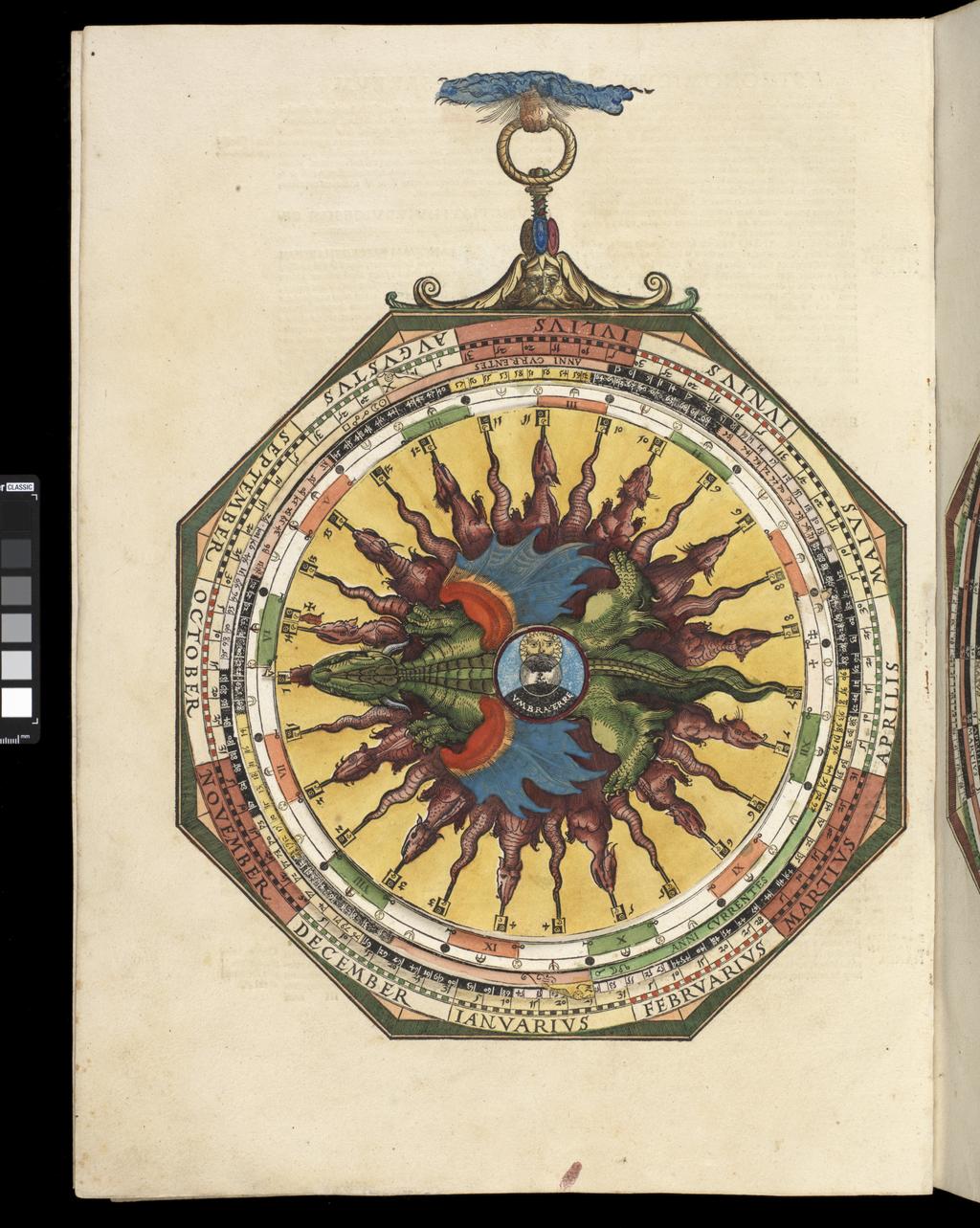 An image of Apianus, Astronomicon Caesarium