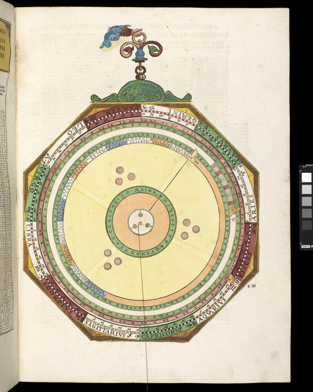 An image of Apianus, Astronomicon Caesarium