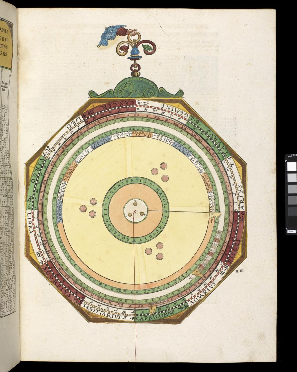 An image of Apianus, Astronomicon Caesarium