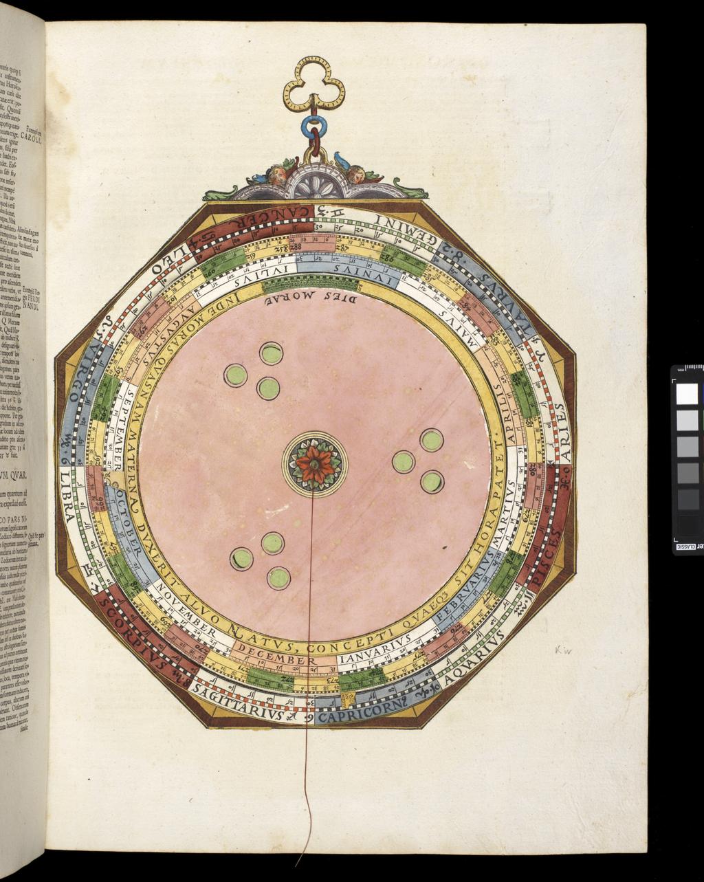 An image of Apianus, Astronomicon Caesarium