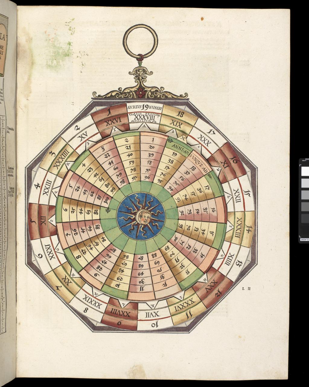 An image of Apianus, Astronomicon Caesarium