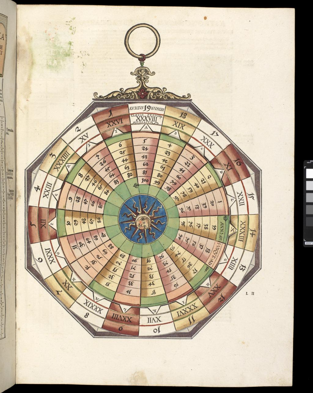 An image of Apianus, Astronomicon Caesarium