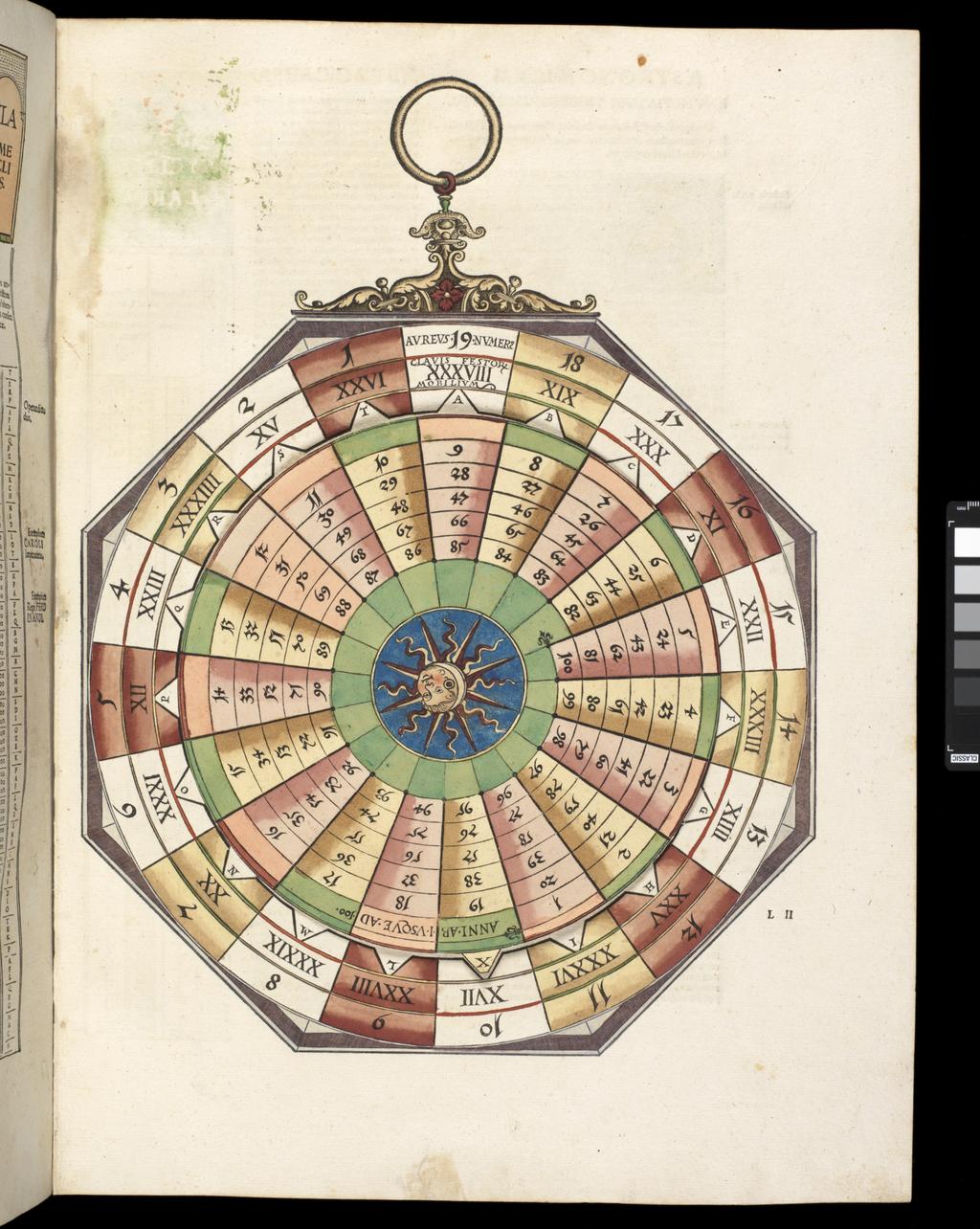 An image of Apianus, Astronomicon Caesarium