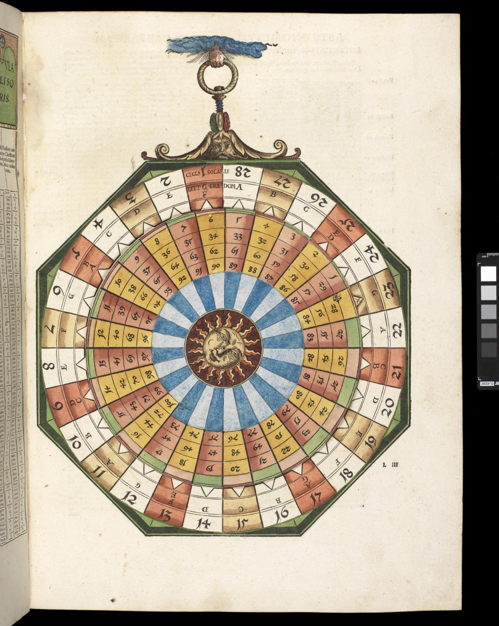 An image of Apianus, Astronomicon Caesarium