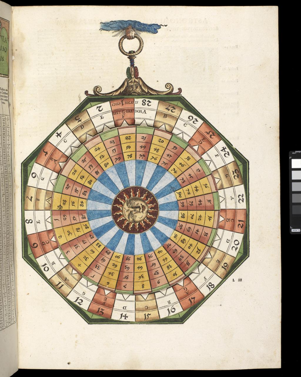 An image of Apianus, Astronomicon Caesarium