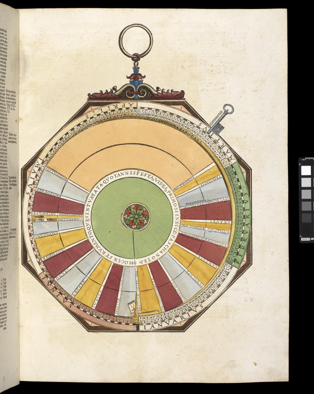 An image of Apianus, Astronomicon Caesarium