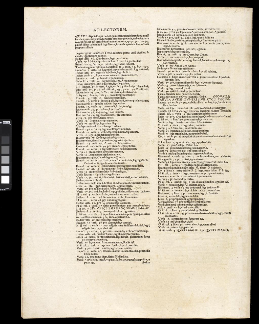 An image of Apianus, Astronomicon Caesarium