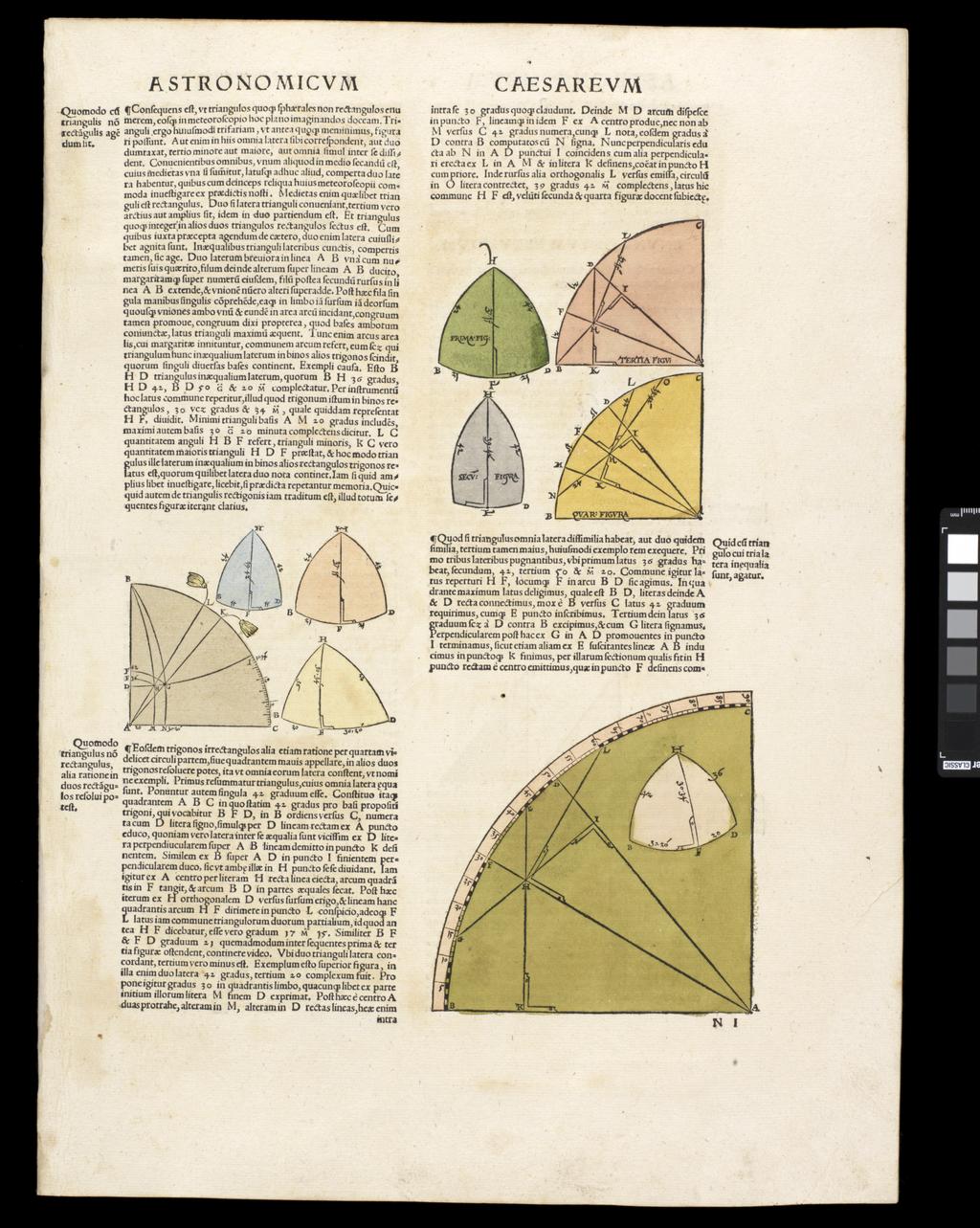An image of Apianus, Astronomicon Caesarium