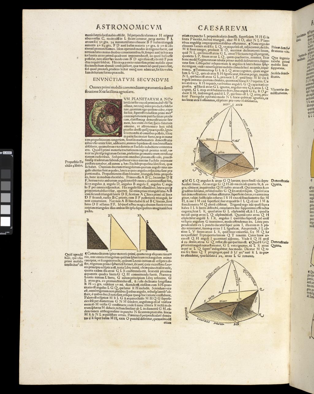 An image of Apianus, Astronomicon Caesarium