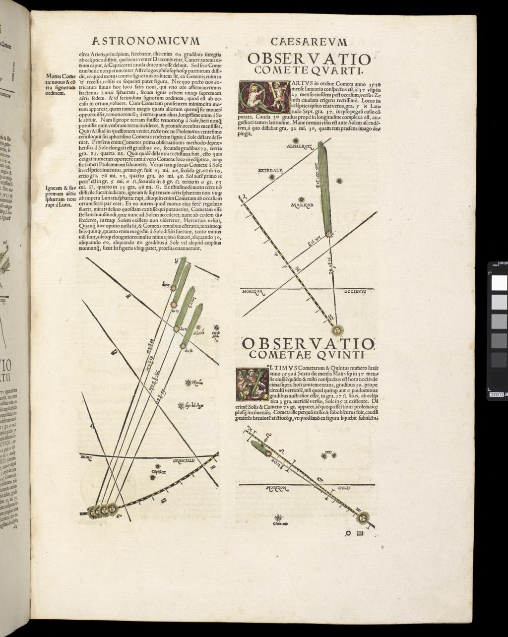 An image of Apianus, Astronomicon Caesarium