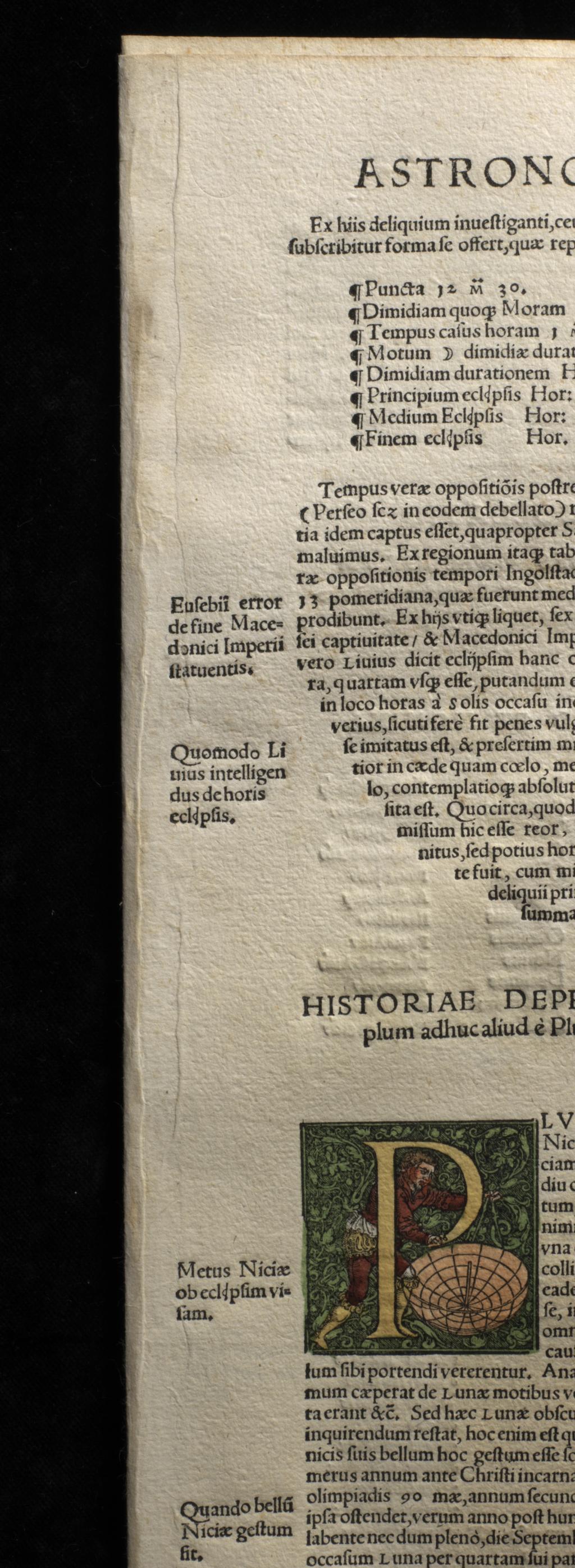 An image of Apianus, Astronomicon Caesarium