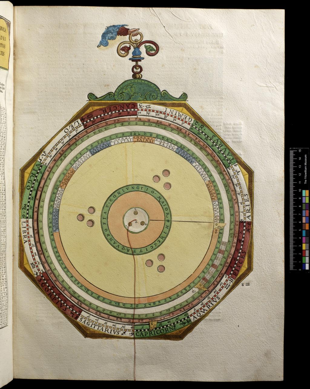 An image of Apianus, Astronomicon Caesarium