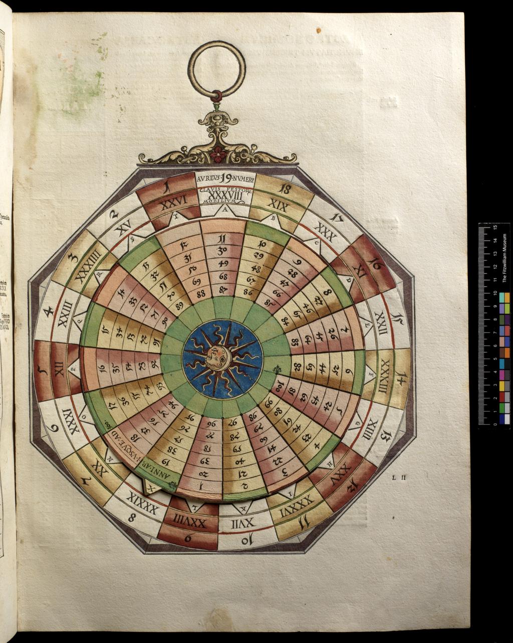 An image of Apianus, Astronomicon Caesarium