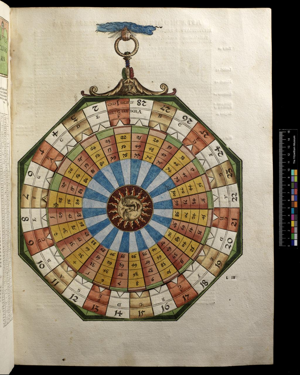 An image of Apianus, Astronomicon Caesarium