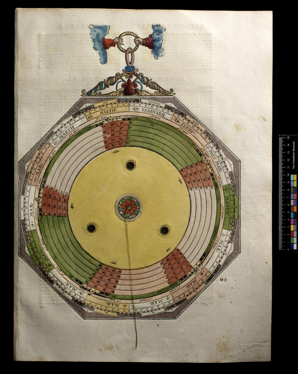 An image of Apianus, Astronomicon Caesarium