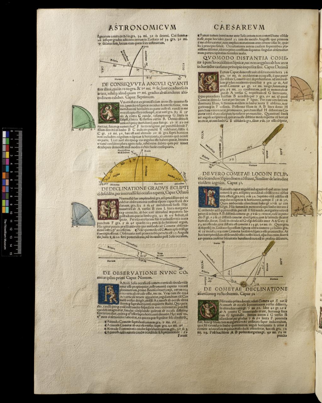 An image of Apianus, Astronomicon Caesarium