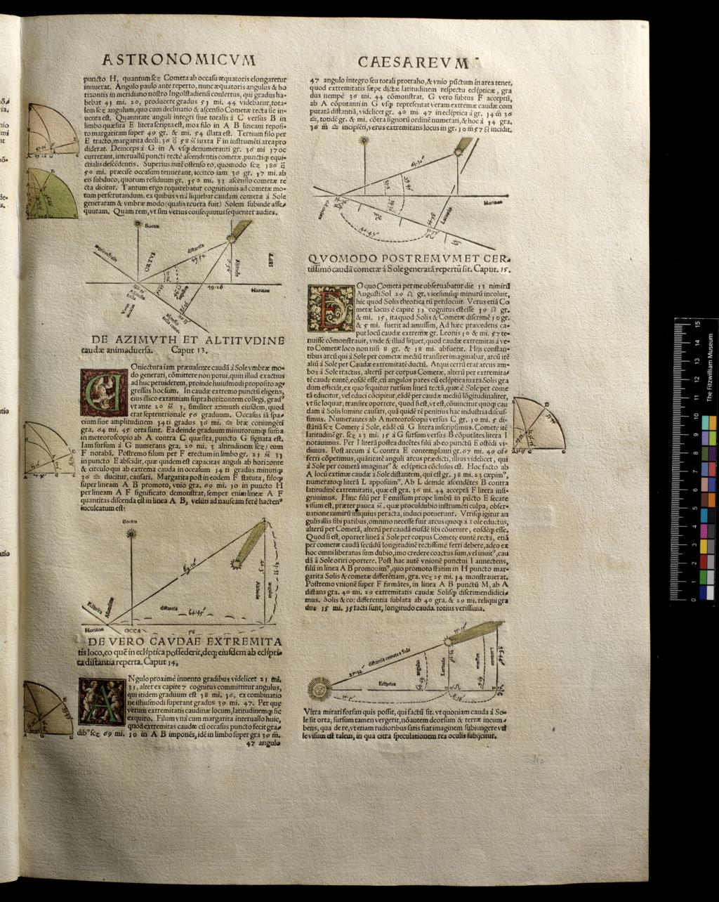 An image of Apianus, Astronomicon Caesarium