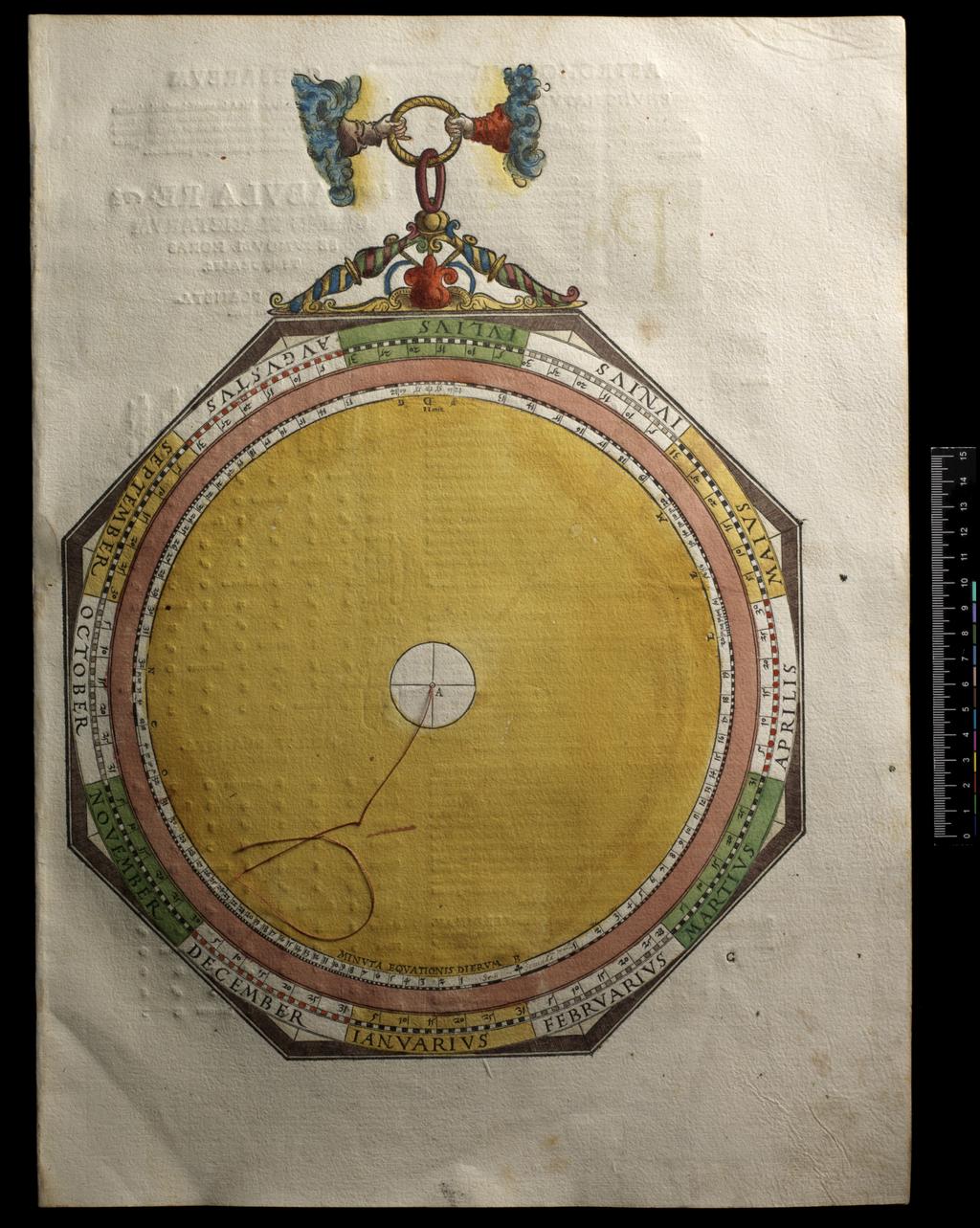 An image of Apianus, Astronomicon Caesarium