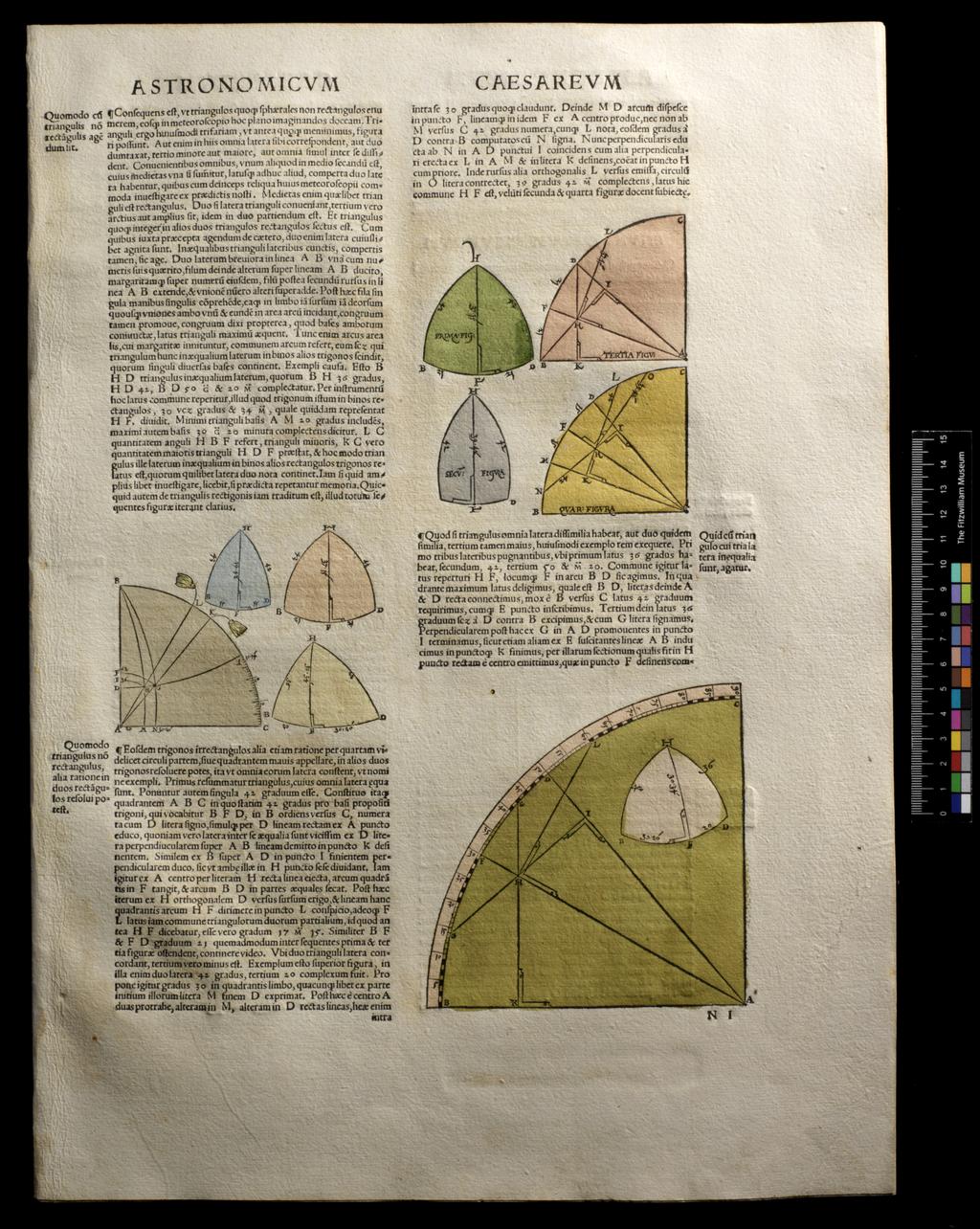 An image of Apianus, Astronomicon Caesarium