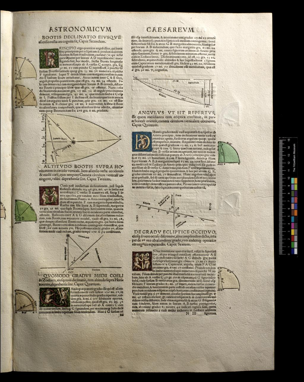 An image of Apianus, Astronomicon Caesarium