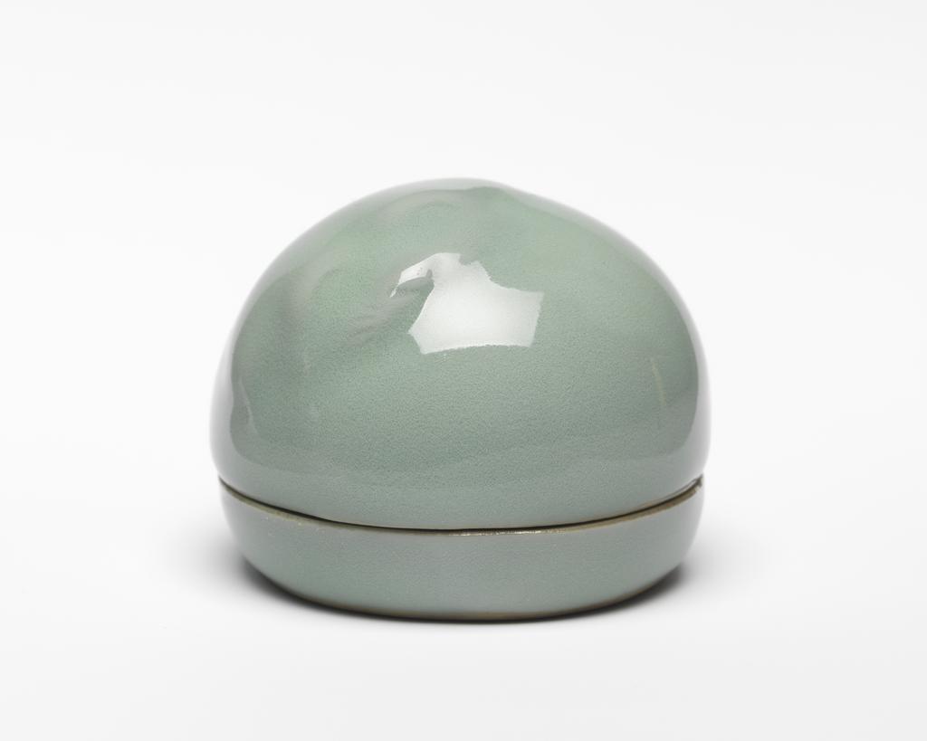 An image of Censer. Unknown maker. Celadon glazed hard paste porcelain. Acquisition Credit: Given by David Hyatt King, through The Art Fund.