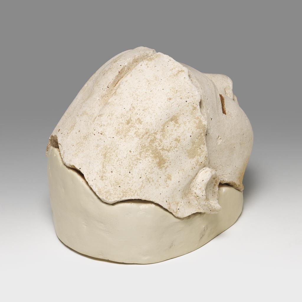 An image of Mummy trappings. Mummy mask, female (?). Production Place/Find Spot: Egypt. Height 0.2 m, length 0.143 m. Roman Period.