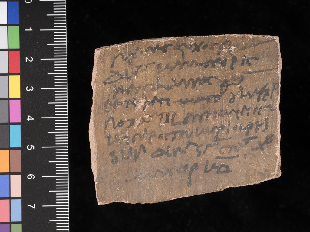 An image of Ostraconostracon, receipt for river boat, billeting and a guard post