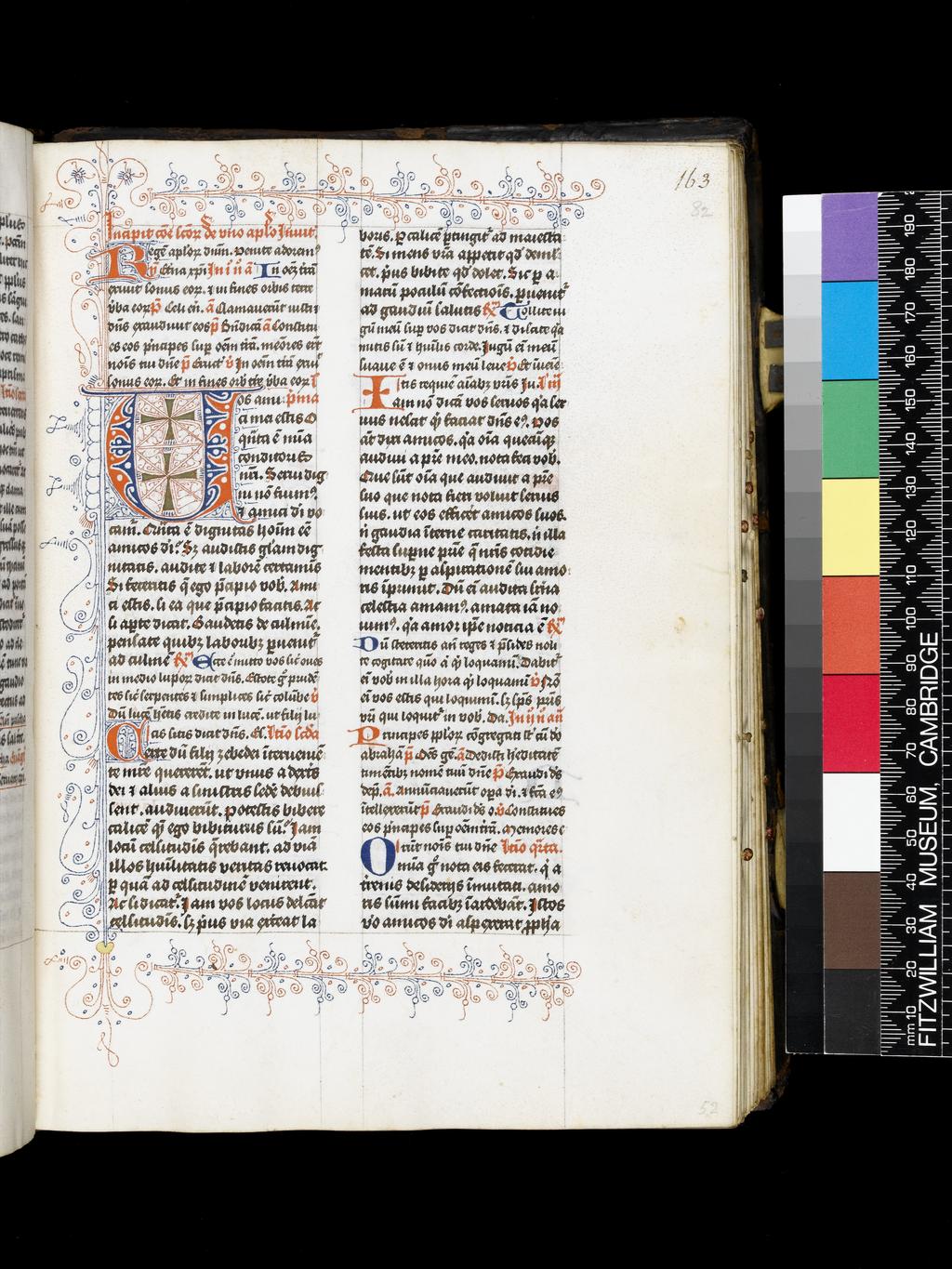 An image of Binding (front cover & spine) of MS 38