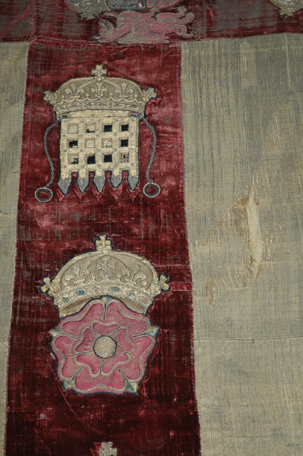An image of Hearse cloth made in 1504/5 for Henry VII (b. 1455-d.1509). 