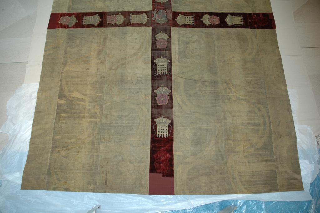 An image of Hearse cloth made in 1504/5 for Henry VII (b. 1455-d.1509). 