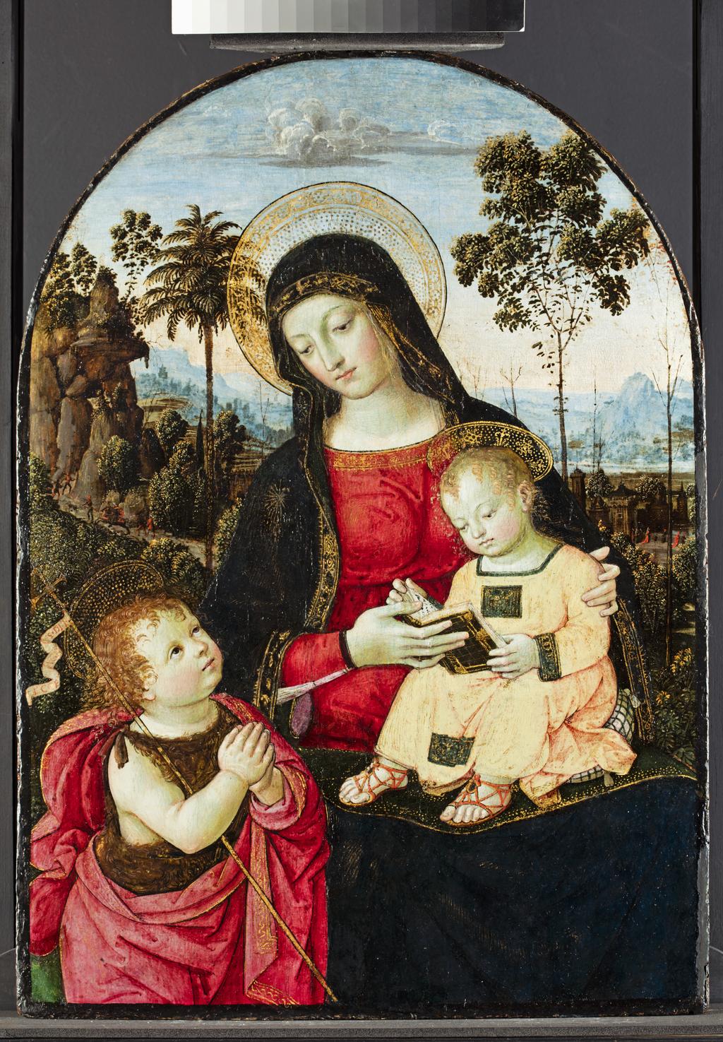 Virgin and Child with St John the Baptist