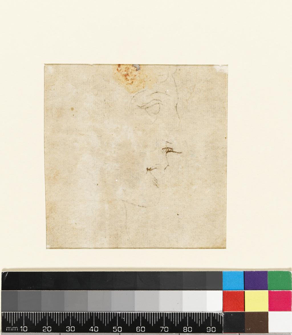 An image of Title/s: The Adoration of the Magi (recto title)Maker/s: Vanni, Francesco attributed to (draughtsman) [ULAN info: Italian artist, 1563/5-1610]Technique Description: recto: red chalk, pen and ink verso: pen and ink on blue-grey paper (faded) Dimensions: height: 86 mm, width: 84 mm