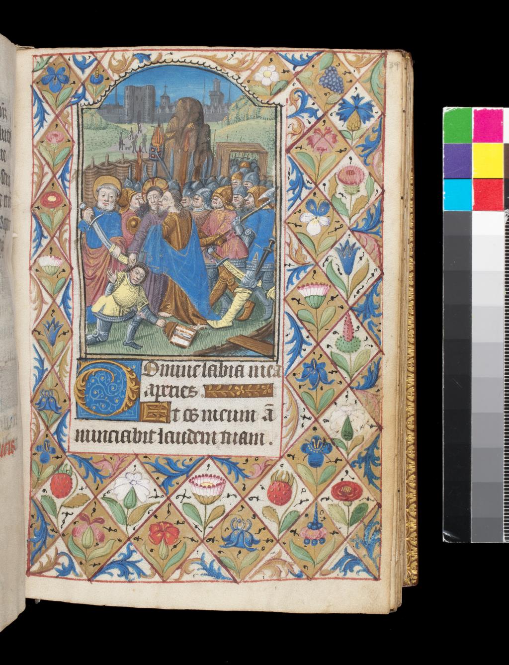 An image of Illuminated Manuscript. Binding. Book of Hours. Production Place: France, 15th Century. 