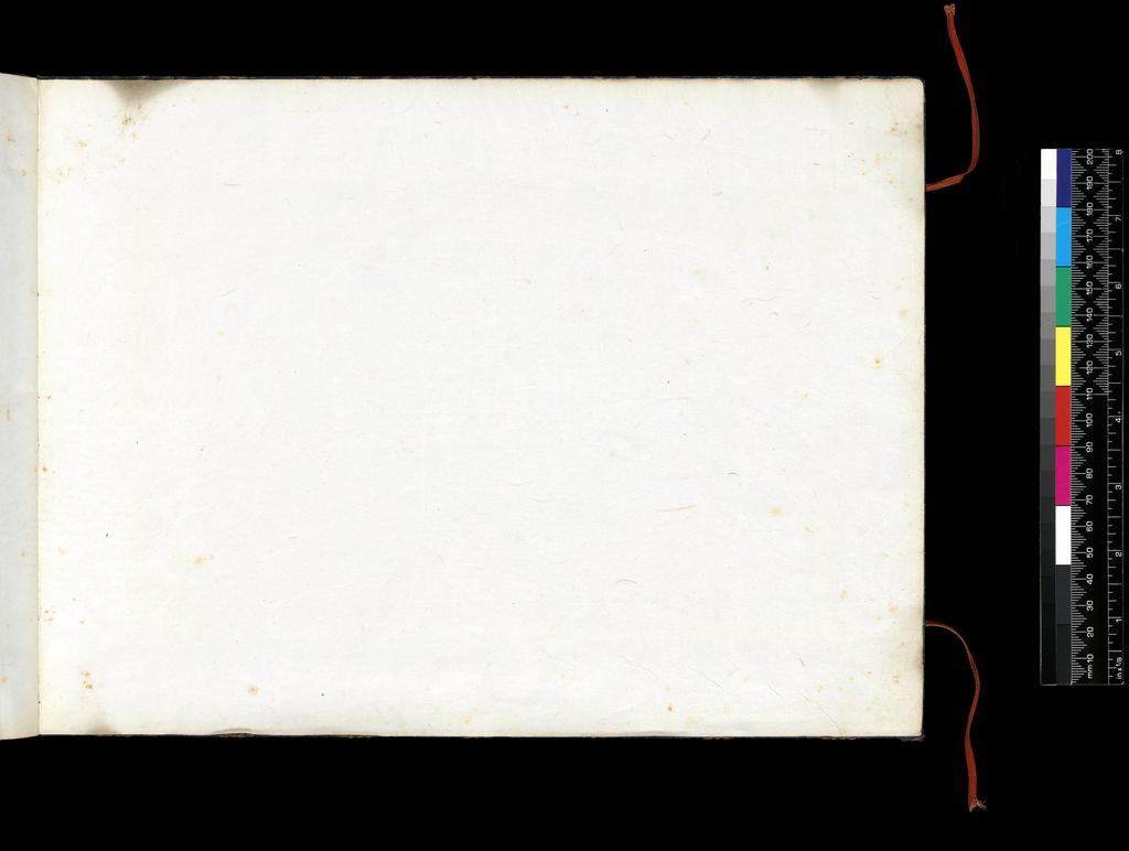 An image of Album. Chinese Boats. Youqua (Chinese, ac.1840-1870). Folios bound in soft-back covers, with silk brocade and ties. Height 250 mm, width 337 mm, 19th Century.