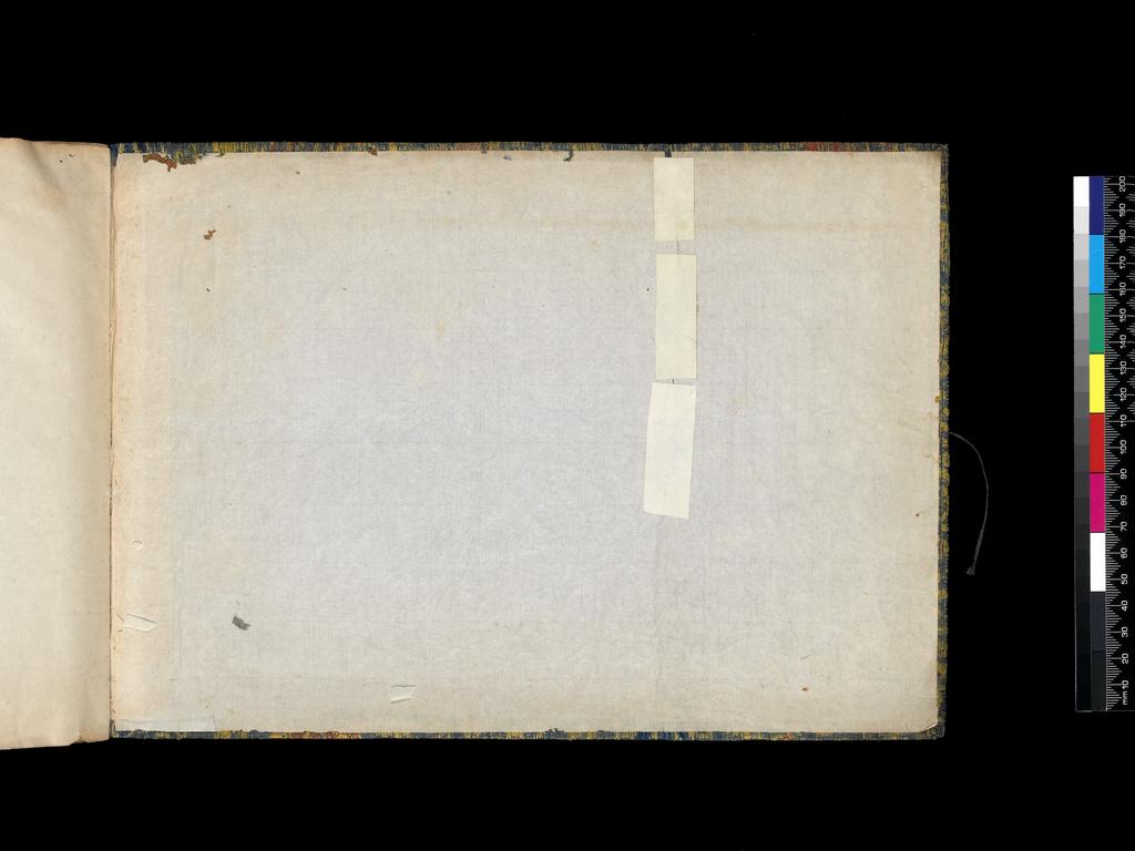 An image of Chinese boats. Album containing 12 watercolours on pith paper. Production Place: Guangzhou, historically known as Canton. Pith paper and silk, height 250 mm, width 337 mm, 19th Century. Chinese.