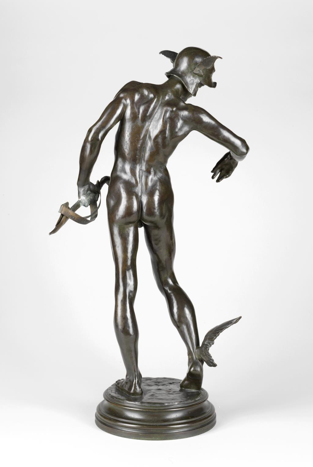 An image of Perseus Arming. Gilbert, Alfred (British, 1854-1934). Bronze, 1883. Sir Ivor and Lady Batchelor Bequest through The Art Fund.