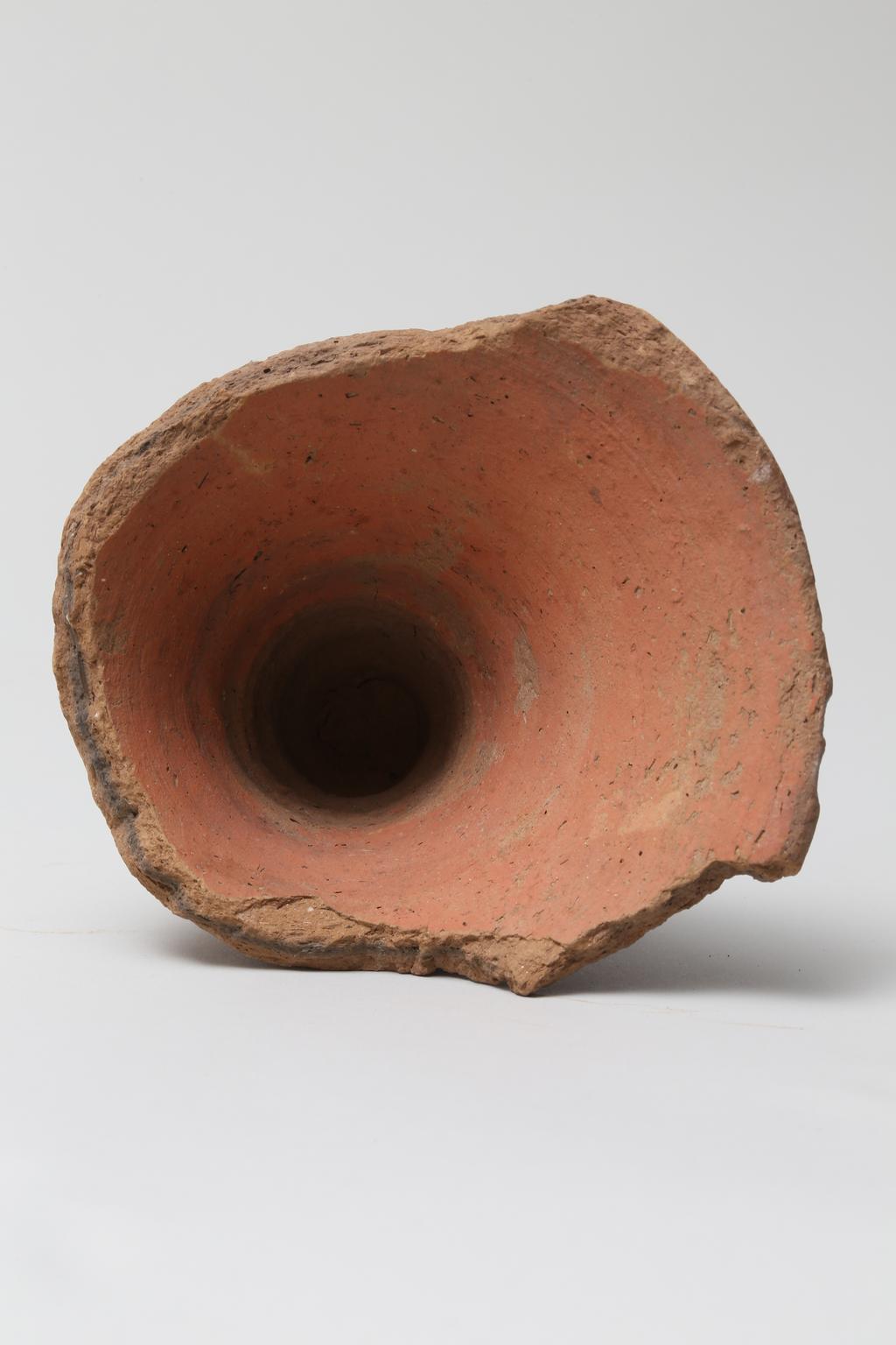 An image of Vessel. Jar, fragment of flared mouth. Production Place/Find Spot: Egypt. Height 0.12 m.
