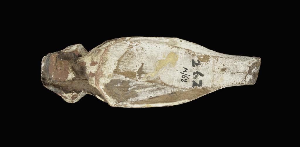 An image of Animal or bird (to be identified). Production Place: Egypt. Wood, coloured, length 0.125 m.