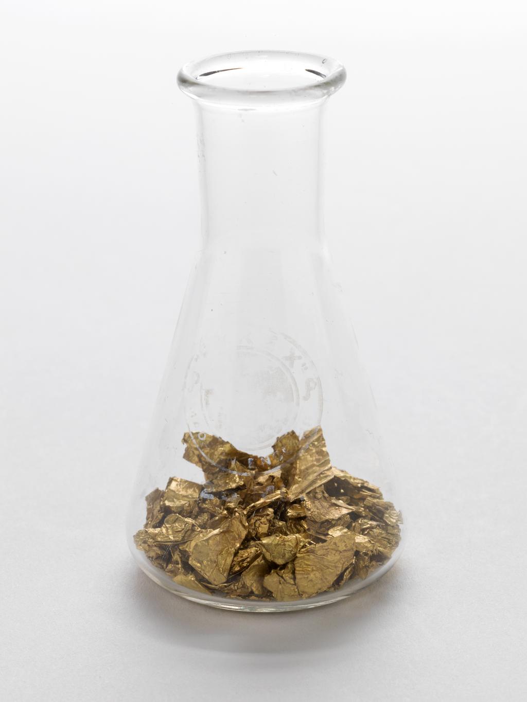 An image of Gold sheeting from beads. Find Spot: Cyprus. Hellenistic Period.