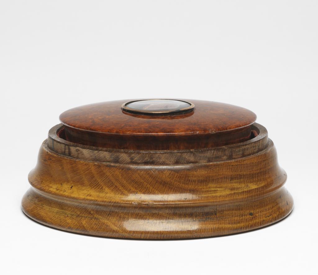 An image of George Frederick Handel 1685-1759. Craft, William Hopkins (British, op.1774-, d.1805). Enamel, height 22 mm, width 15 mm.