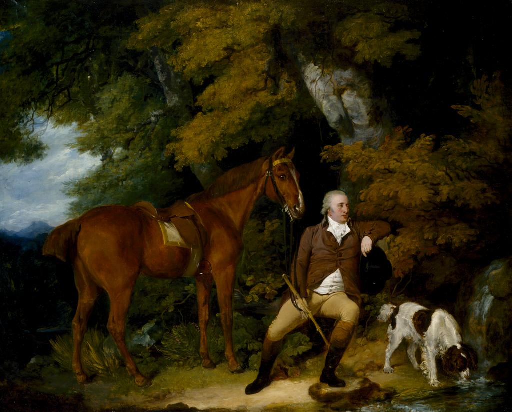 An image of Benjamin Bond Hopkins. Wheatley, Francis (British, 1747-1801). Oil on canvas, height 102 cm, width 127.5 cm, before 1791.